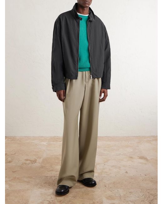 Dries Van Noten Black Shell Blouson Jacket for men