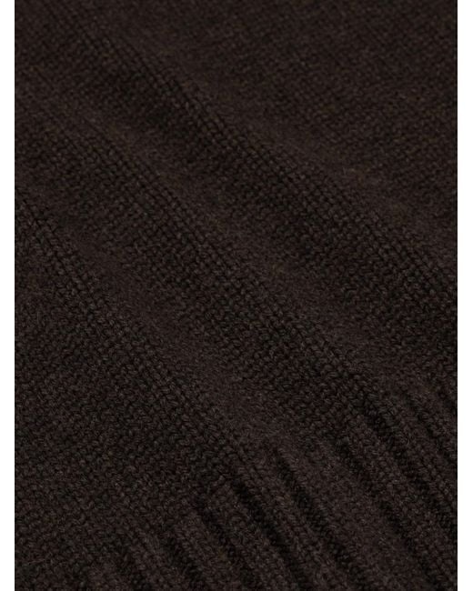 Studio Nicholson Black Merino Wool And Yak-blend Sweater for men