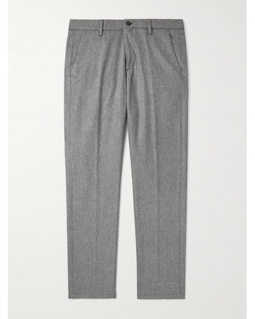 Eleventy Gerade geschnittene Hose aus einer Stretch-Woll-Kaschmirmischung in Gray für Herren