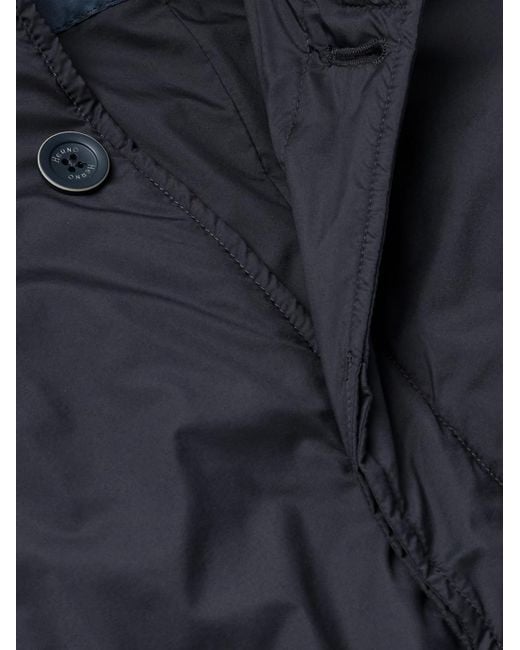Herno Blue Padded Shell Jacket for men
