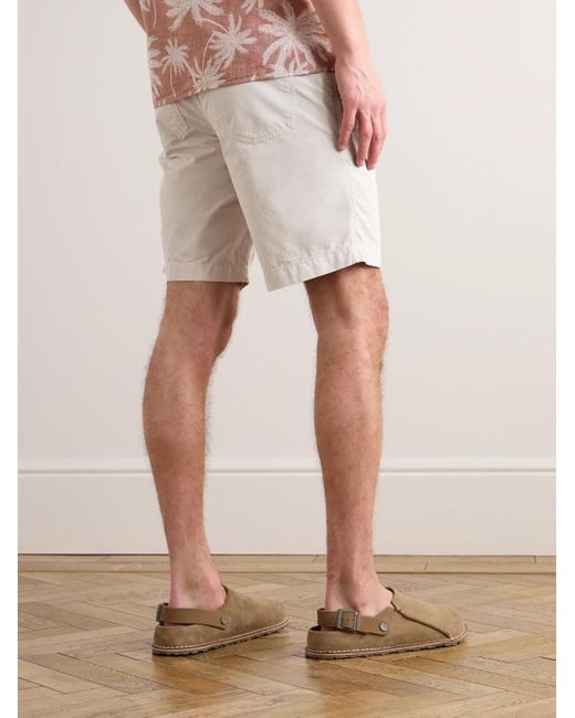 Hartford Natural Fatigue Straight-leg Cotton Shorts for men