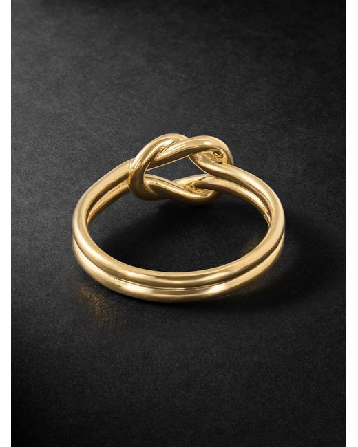 Anita Ko Black Knot Gold Ring for men