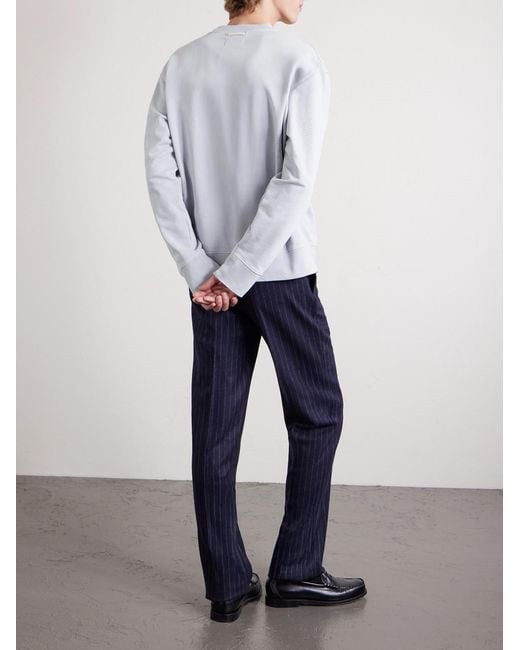 Folk Gray Anniversary Organic Cotton-Jersey Sweatshirt for men