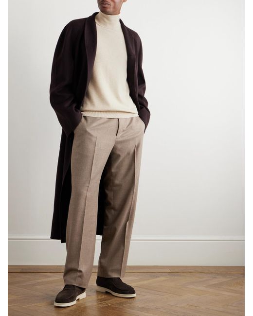 Loro Piana Natural Arona Cashmere Rollneck Sweater for men