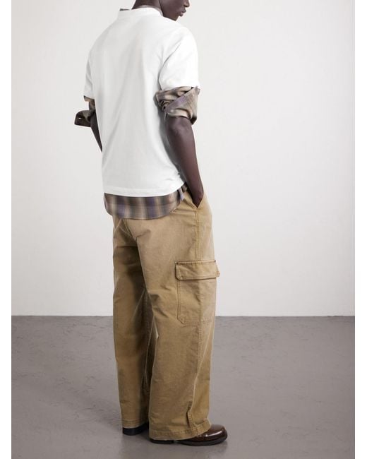 Burberry Gray Seth Logo-print Cotton-jersey T-shirt for men