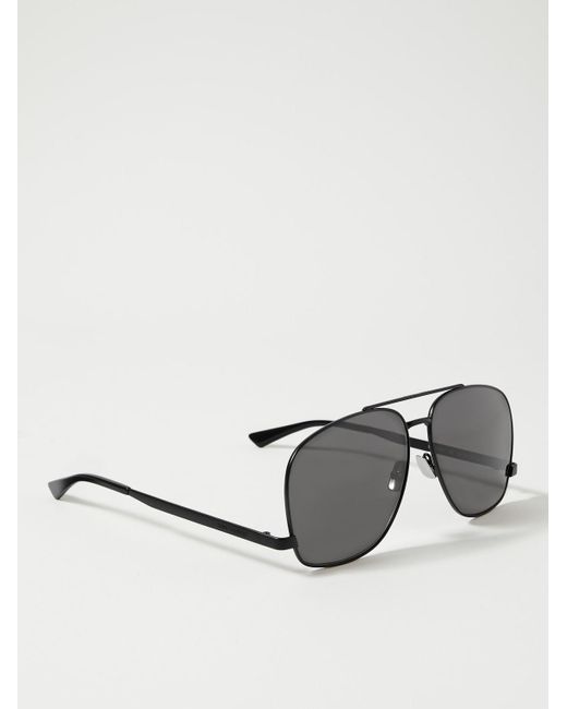 Saint Laurent Black Aviator-style Metal Sunglasses for men