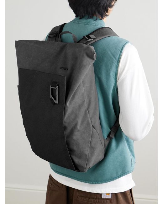 Db Journey Black Entour Canvas Backpack for men