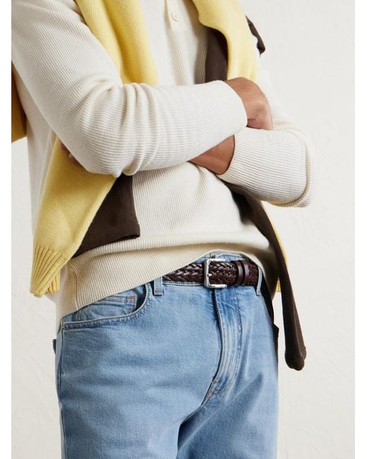 Canali Blue Straight-Leg Jeans for men