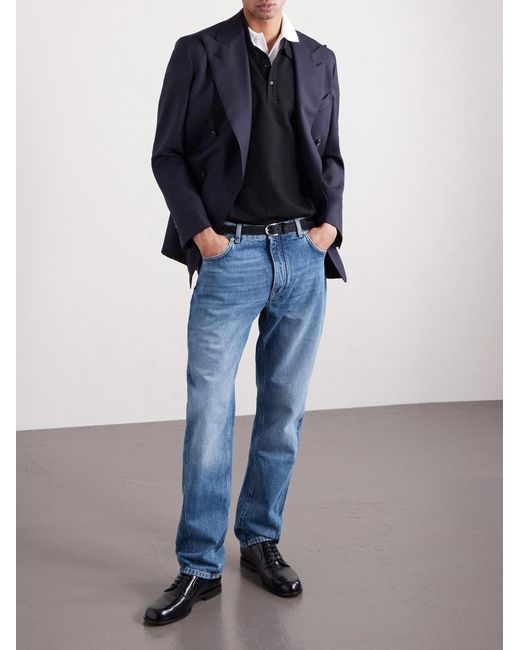 Givenchy Blue Straight-Leg Jeans for men
