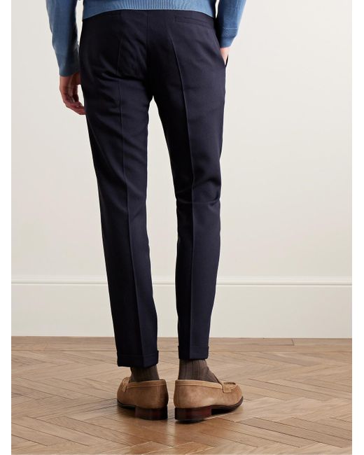 Paul Smith Blue Slim-tapered Wool Suit Trousers for men