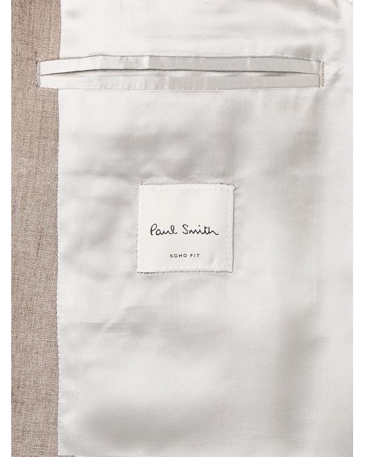 Paul Smith Natural Delave Linen Blazer for men