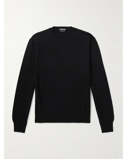 Cashmere Sweater di Tom Ford in Black da Uomo