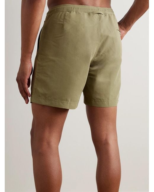 Orlebar Brown Green Bulldog Slim-Fit Mid-Length Recycled Swim Shorts for men