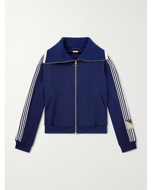 Kapital Blue Striped Jersey Track Jacket for men