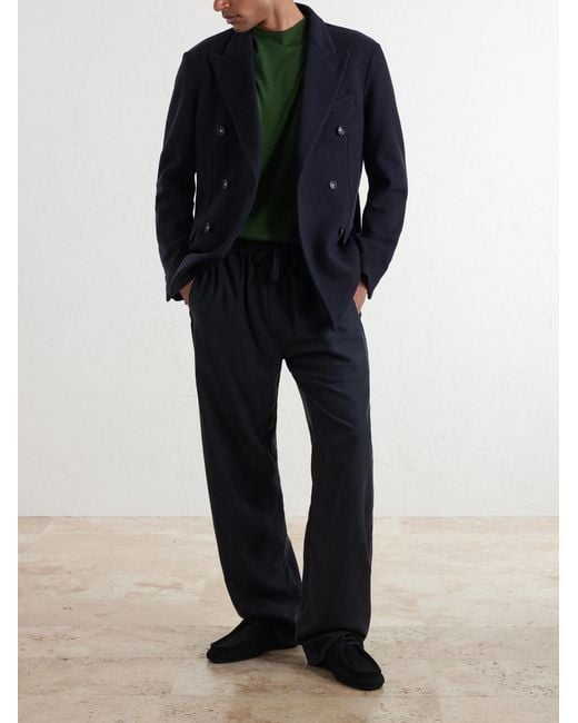 Massimo Alba Blue Brando Cashmere Coat for men