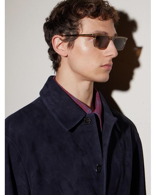 Saint Laurent Natural Sl 890 Betty Rectangular-frame Acetate Sunglasses for men