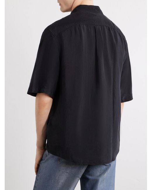 Our Legacy Black Beyond Satin Shirt for men