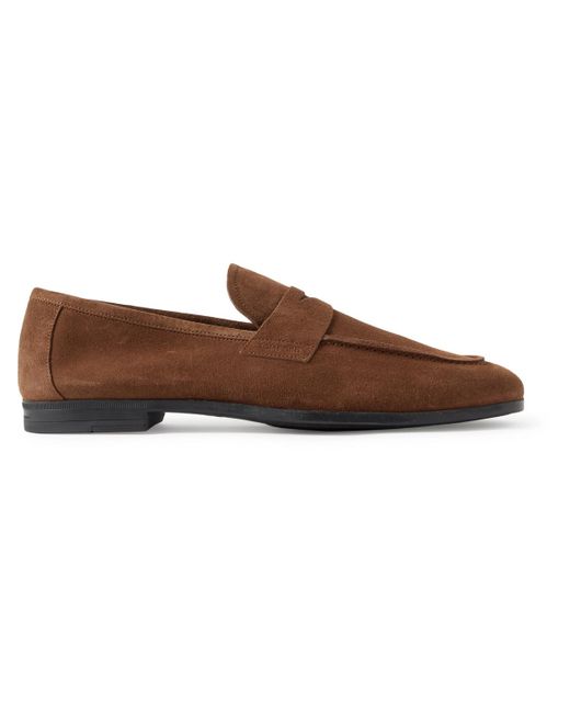 Tom Ford Sean Suede Penny Loafers in Brown for Men | Lyst
