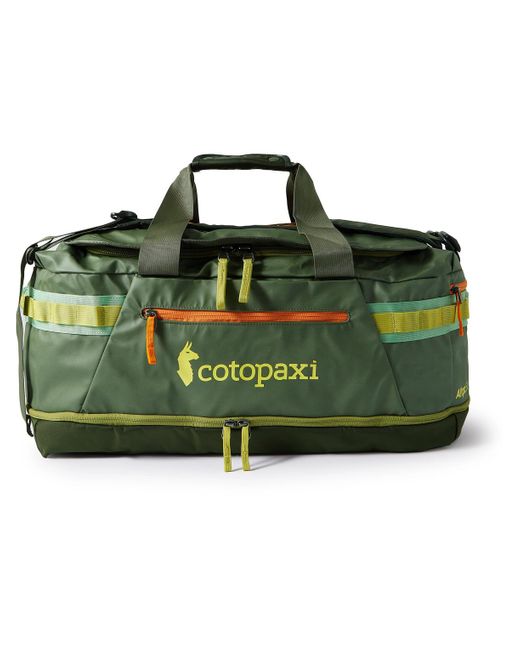 COTOPAXI Green Allpa 50l Coated Recycled-nylon Duffle Bag for men