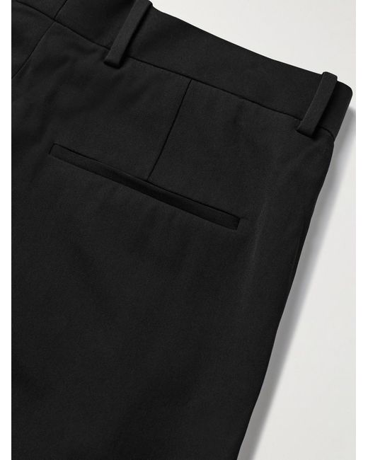 Acne Black Flared Woven Trousers for men