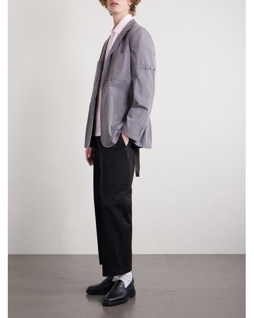 Thom Browne Purple Belted Cotton Blazer for men