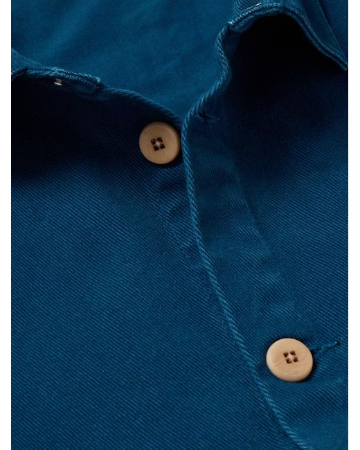 Folk Blue Assembly Cotton-twill Jacket for men