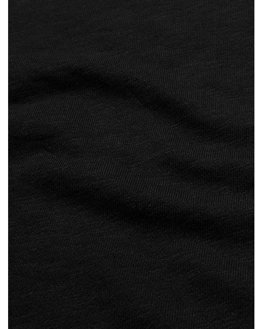 James Perse Black Loopback Supima Cotton-Jersey Sweatshirt for men