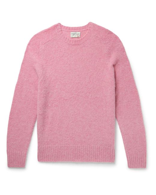 J.Crew Pink Wool Sweater for men