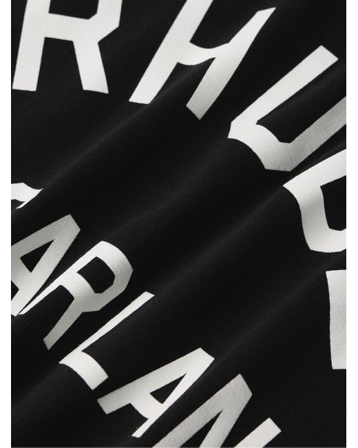 Rhude Sugarland T-Shirt aus Baumwoll-Jersey mit Logoprint und Streifen in Black für Herren