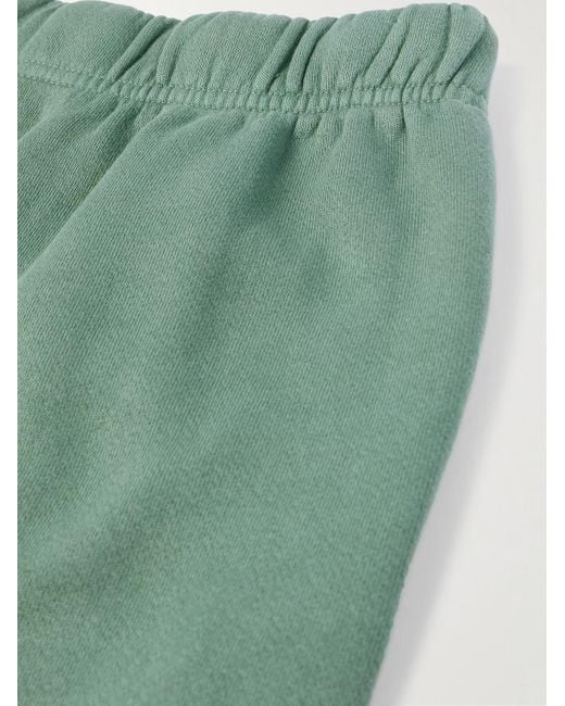 Les Tien Gerade geschnittene Jogginghose aus Baumwoll-Jersey in Stückfärbung in Green für Herren