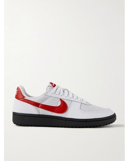 Nike White Field General 82 Mesh And Leather Sneakers for men