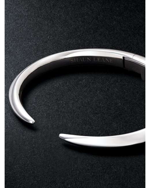 Shaun Leane Black Sabre Fine 18-karat White Gold Bangle for men