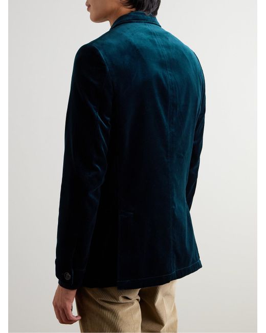 Blazer Doppiopetto di Oliver Spencer in Blue da Uomo