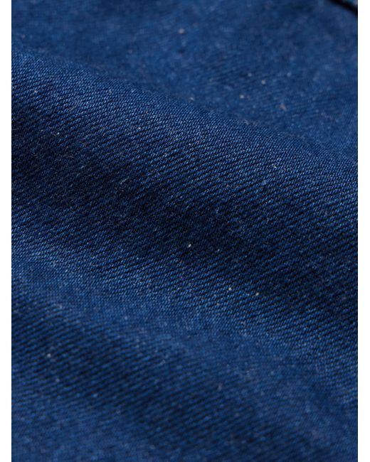 Nudie Jeans Blue Harry Denim Vest for men