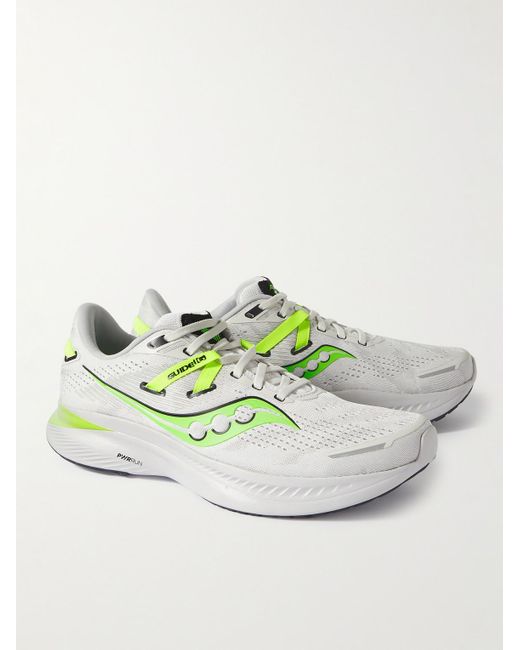 Green saucony running shoes deals