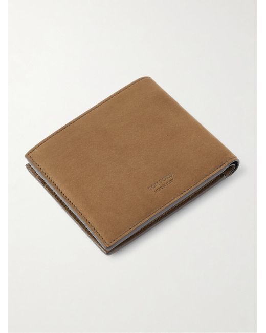 Tom Ford Natural Nubuck Billfold Wallet for men