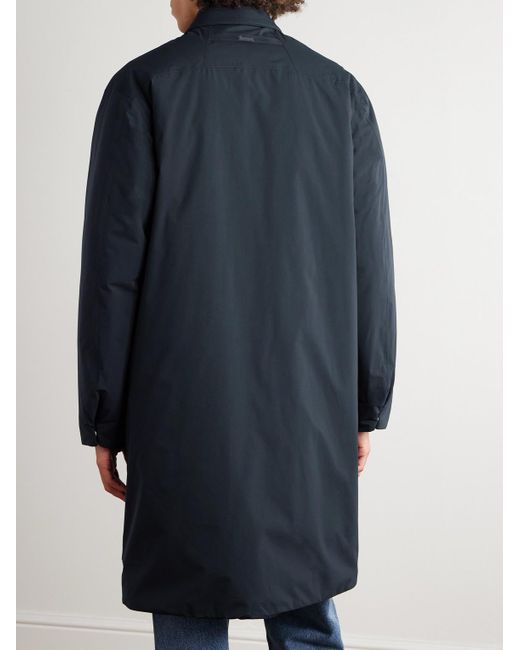 Laminar Blue Padded Shell Car Coat for men