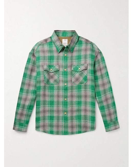Camicia di Visvim in Green da Uomo