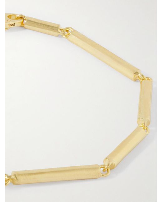 Miansai Natural Shine Gold Vermeil Bracelet for men