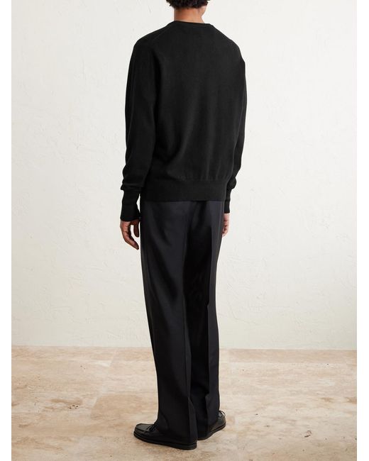 Oxton Cashmere Sweater di William Lockie in Black da Uomo