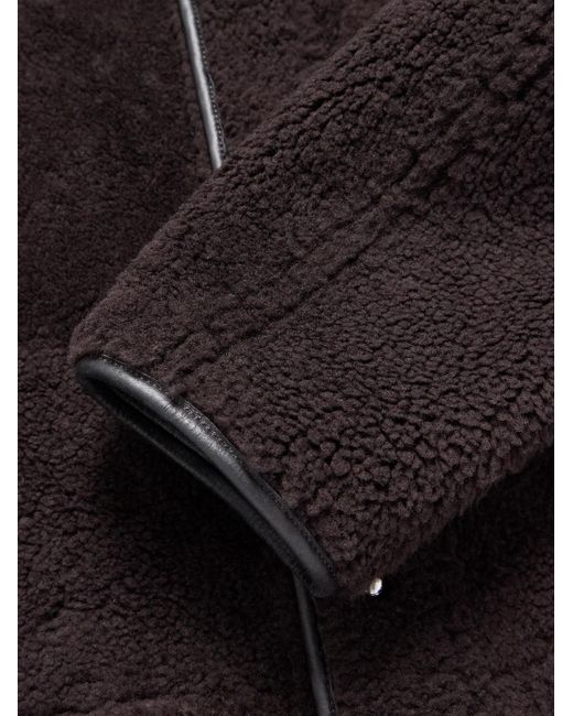 Mr P. Brown Reversible Shearling Jacket for men