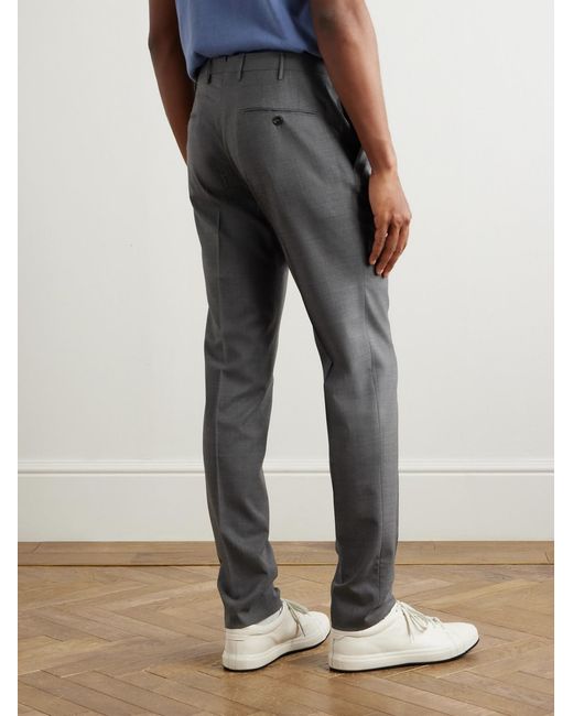 Slowear Gray Venezia 1951 Slim-Fit Virgin Wool Trousers for men