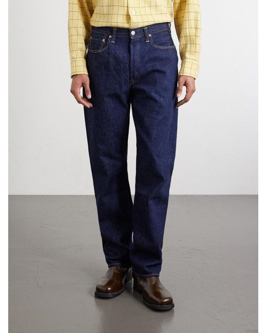 Fullcount Blue 1101Ssw Straight-Leg Selvedge Jeans for men