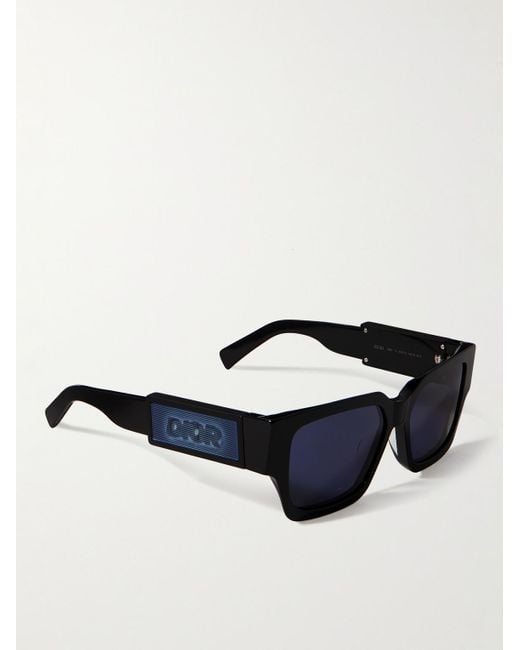 Dior Blue Cd Su Square-frame Acetate Sunglasses for men