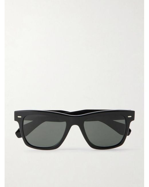 Oliver Peoples Black N. 04 Sun Square-frame Acetate Sunglasses for men