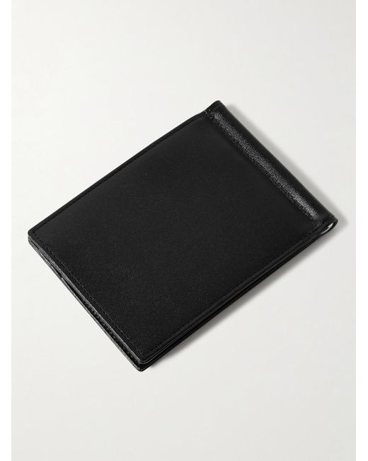 Montblanc Black Meisterstück Full-grain Leather Billfold Wallet With Money Clip for men