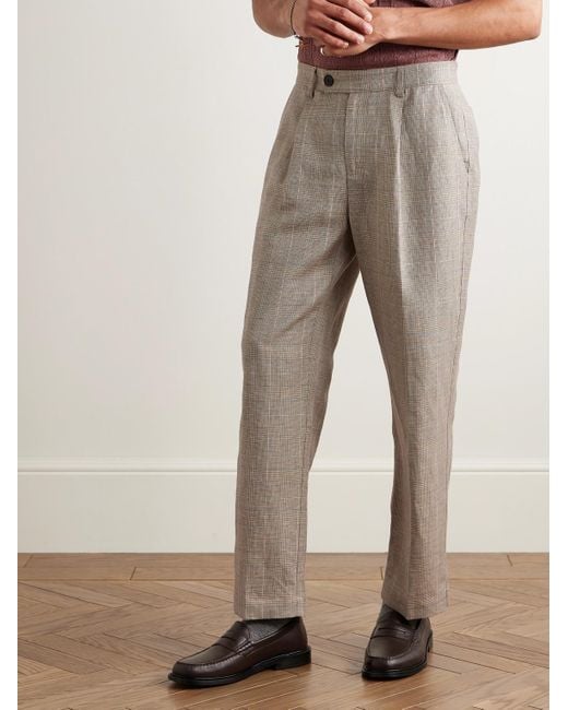 Pantaloni A Gamba Dritta di Corridor NYC in Natural da Uomo