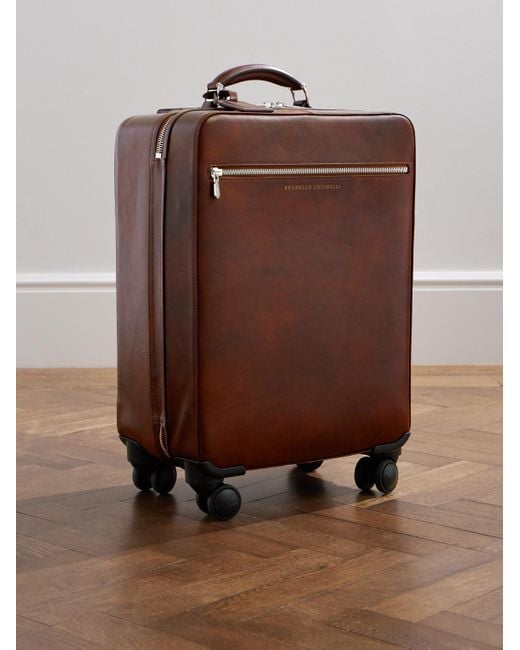 Trolley Da Cabina di Brunello Cucinelli in Brown da Uomo