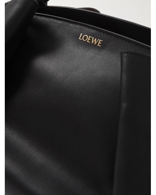 Loewe Black Paseo Xl Leather Tote for men