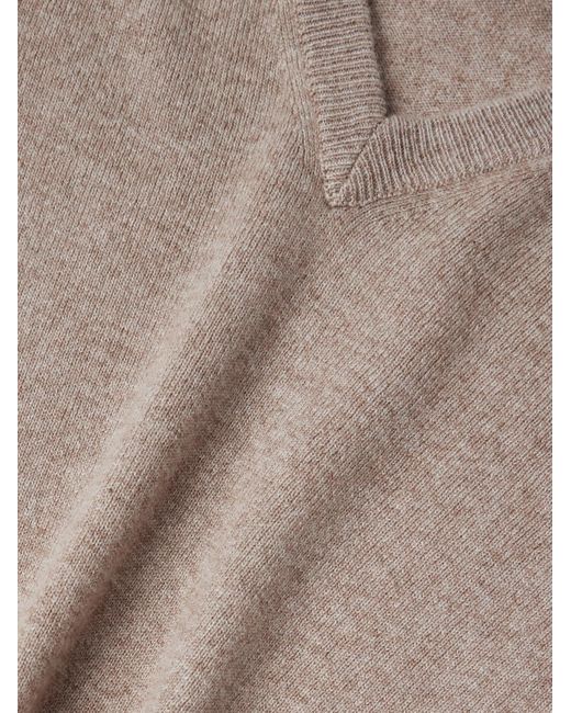 Brunello Cucinelli Gray Cashmere Sweater for men